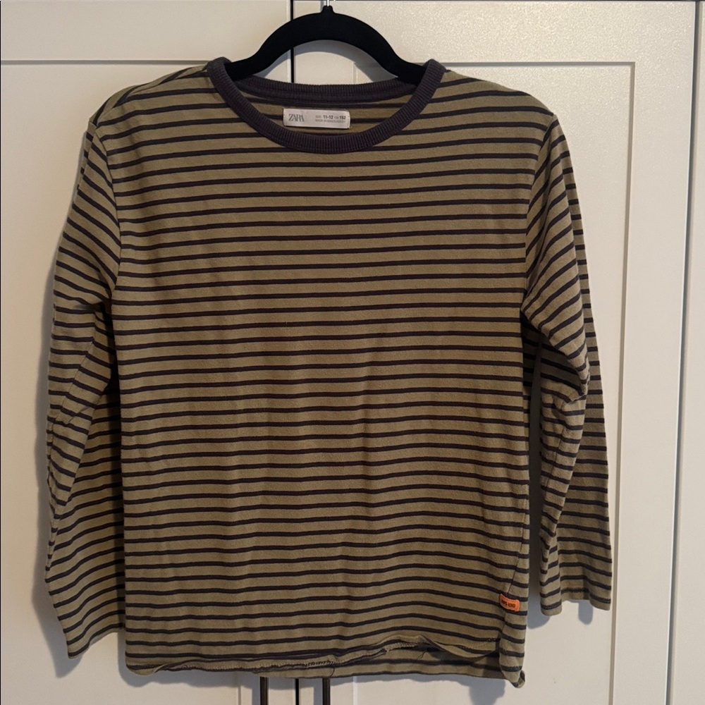 Zara Striped Long Sleeve Shirt
